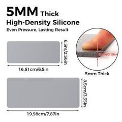 Lconvicely Hat Press Accessories – 4 Pcs Silicone Heat Press Pad, 2 Sizes 7.8…