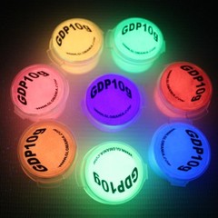 Pink Glow in the Dark Pigment PIGMENT Ideal for Crafts, Resin, Nails, or Lures