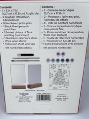 3 Artist’s Loft Paint by Number Kits Acrylic Surface Christmas 5 in. x 7 in.