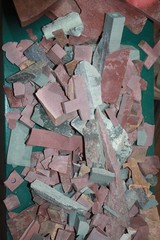 4 pounds Catlinite or Pipestone for crafts including slabs & peace pipe patterns