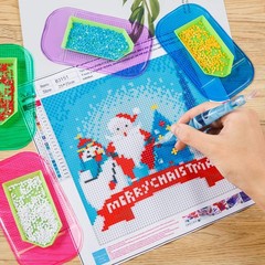6 Pieces Anti-Slip Tools Sticky Mat for Diamond Art Painting, 5.5 x 2.9 6 PCS