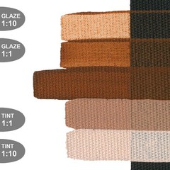 SoFlat Matte Acrylics Burnt Sienna 4 fl. oz. Jar Professional Art Paint