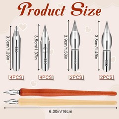 14 Pcs Comic Pen Nib Set Calligraphy Dip Pen Drawing Manga Art Supplies