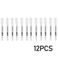 3 pcs White Waterproof Permanent Paint Marker Pens for Metal Wood Fabric Marker