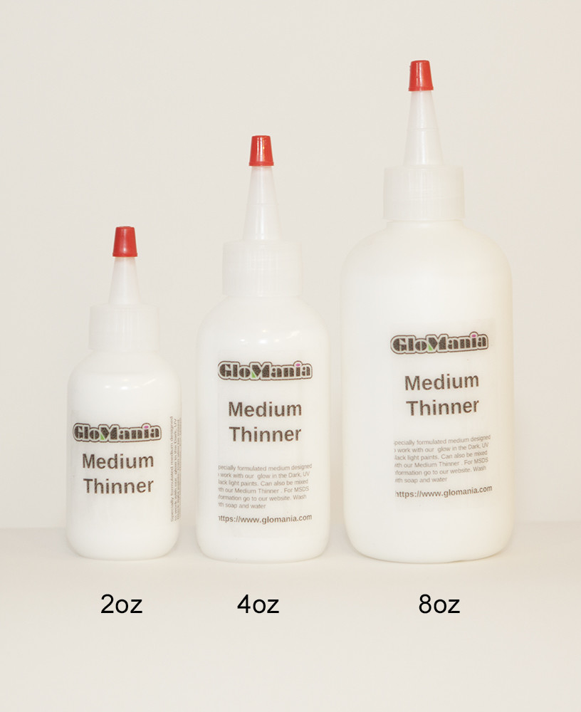 Acrylic GloMania Standard Thinner Extender Airbrush and Material medium thinners