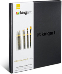 1000D 12 PC. Premium Original Gold Series, Golden Taklon, Multimedia Artist Brus