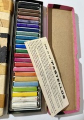 Vintage Raye’s Prang Pastello Chalk Crayons Square Shape Color Classics Lot of 3