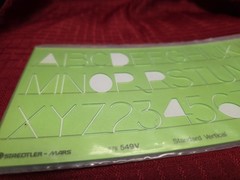 New Sealed Staedtler Mars Professional Lettering Guide – Vertical #978549V