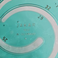 Jakar Template – Radius Guide – Din 250 Drawing template curve