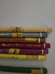 Vintage Conte a Paris Pastel Pencils France lot of 7 Model 1355 Various Colors