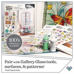 Gallery Glass, Frost Clear Stained Glass 2 fl oz Brilliant Smooth Finish Pain…
