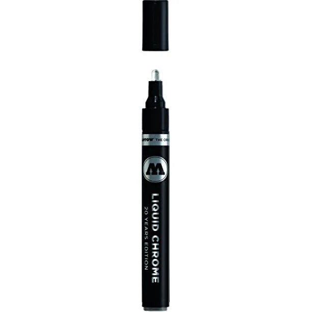 Molotow 103 4mm Liquid Chrome 4mm Medium Bullet Tip Marker MLW103 703.103