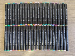 Variety Of 69 Touch Pens Dual Tip (Broad & Fine) Art Marker Colouring Pens