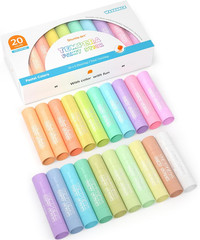 Tempera Paint Sticks, 20 Pastel Colors, Solid Tempera Paint for Kids, Super Quic