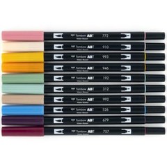 Tombow Dual Brush Pens 10/Pk – Cottage, DBP1056216