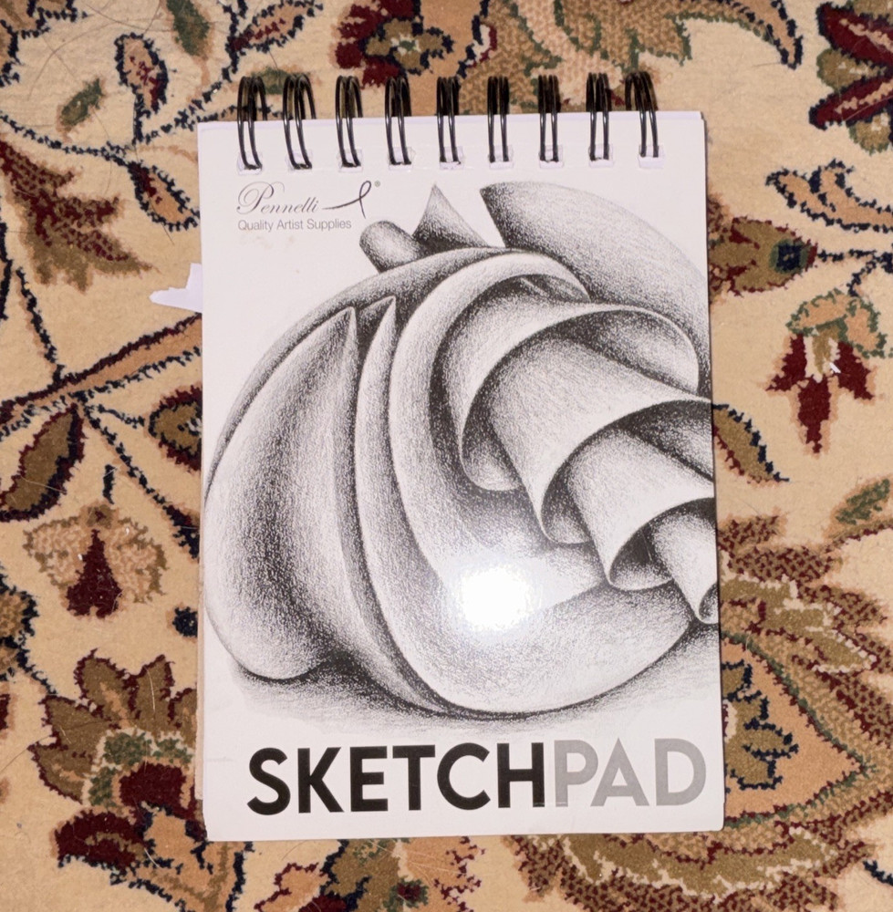 Pennelli Spiral Bound White Sketch Pad Drawing Pad Spiral Sketchbook