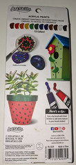 ARTSKILLS Acrylic Paints 12 Piece Artist Quality Vibrant Colors 0.32 Oz Each
