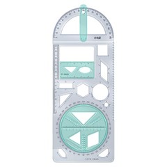 Multifunctional Ruler Geometric Drawing Template Measuring Drafting Tools NEW