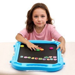 Art Easel for Kids, 2-in-1 Double-Sided Kid’s Art Easel with Magnetic Whiteboard