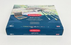 Derwent 48 Blendable Color Pencils w/ Wooden Gift Box Professional Quality New