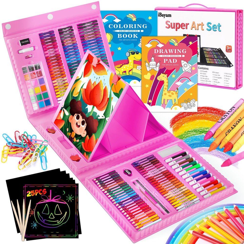 Teen Girl Boys Gifts Trendy Stuff Art Kit 251-Pack Art Supplies Drawing Kits …