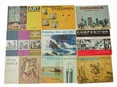 34 Pitman Publishing ART INSTRUCTION BOOKS, Painting, Drawing, etc.
