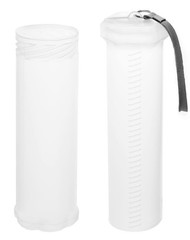 QWORK Extendable Artist Storage Tube – Durable Plastic, 2 Pack 2 Pack, Clear