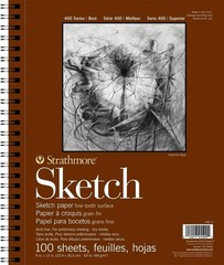 Sketch Pad White Paper 9×12 Inch 100 Sheets – Artist Drawing and Illustration