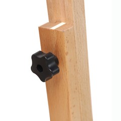 Large Heavy-Duty Studio Artist Easel H-Frame Wood Painting Art Easel Standing