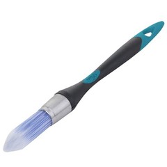 Bates- Trim Brush, 0.75 Inch, Edge Painting Tool, 0.75 inch, 1 Pack Cyan-black