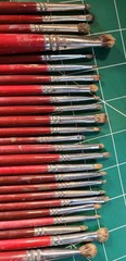 Lot of 25 Langnickel Royal Sable Fine Tip Paintbrushes