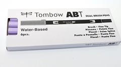 (Lot of 6) – Tombow 56570 Dual Brush Pen Art Marker, ABT 623 Purple Sage – NEW!