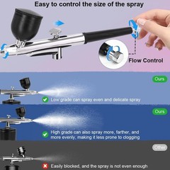 1pc Portable Airbrush Spray Gun 0.3mm Nozzle for Model Cake Car Painting – NEW