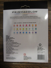 Prismacolor Pastel Colored Pencils, Brilliant Colors, Set of 24, Junior 4.0mm