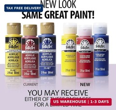 FolkArt Paint, Blue Echo 2 Fl Oz