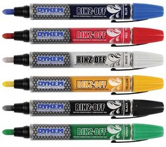 Dykem – RINZ OFF® 44 Broad Tip Paint Markers