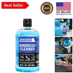 Non-Toxic 16oz Airbrush Cleaning Solution – Efficiently Cleans Brushes & Tools