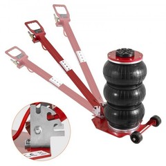 Air Jack, 3 Ton/6600 lbs Triple Bag Air Jack, Airbag Jack with Six Steel Pip…