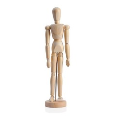 12” Artists Wooden Manikin Jointed Mannequin Perfect for Home Decoration / D…