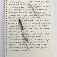 Fengtaiyuan LQB05P6 Straight Liquid Ballpoint Pen – Black Ink, BlackLQB05P6