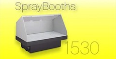Artograph 1530 HOBBY MODEL SPRAYSYSTEM BOOTH W/ Exhaust Fans – New Unopened Box