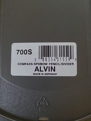 Alvin Bow Compss 6″ 1/2” Pencil Compass Divider Made In Germany