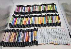 100 Blick Studio Dual Brush Marker Set Professional Artist (248)