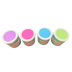 Creatology 4 Pails Of Chalk Paint Purple Pink Blue Green
