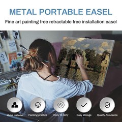 Art Easel Stand for Painting and Sign – 17 to 66 Inch Adjustable Aluminum Tri…