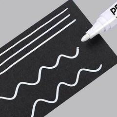 6 Pack Acrylic White Paint Pens White Permanent Marker with Extra Fine Point