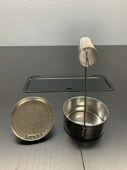 Stainless Steel Paint Brush Washer Cleaner with Screen and Holder Spring