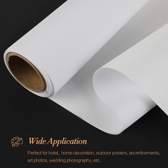 Polyester Matte 290GSM Canvas Roll 36”x100FT Waterproof Inkjet Canvas for Paint