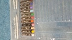 Artist Oil Pastels, Charcoal Pencils Plus several other items with case