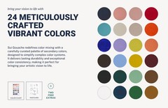 Acrylic Gouache Paint Set | 24-Color Professional Set (20ml Tubes) | Acrylic …
